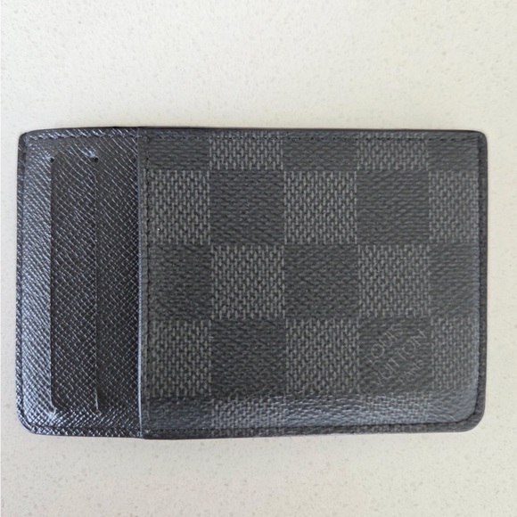 Louis Vuitton Graphite Checkered Card Holder - Picture 2 of 7